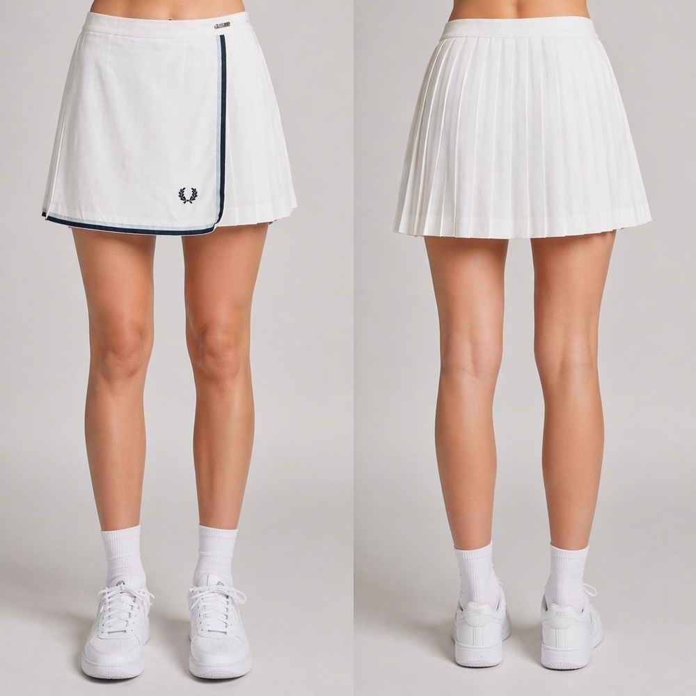 Brenninkmeyer Classic Pleated Skort Elegant Sporty Tennis Preppy Style *Measure.